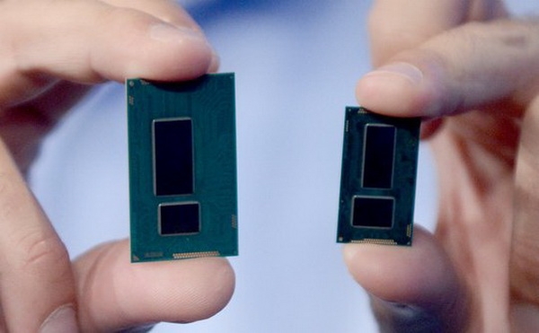 Intel Core M — справа