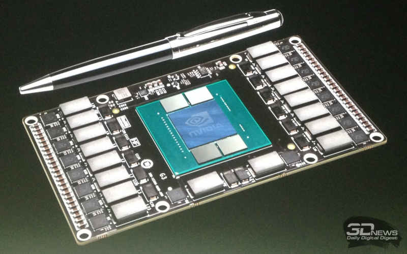 Образец процессорного модуля на основе GPU c архитектурой Pascal с двухслойной памятью