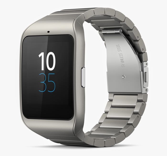 CES 2015: часы Sony SmartWatch 3 в исполнении из нержавеющей стали