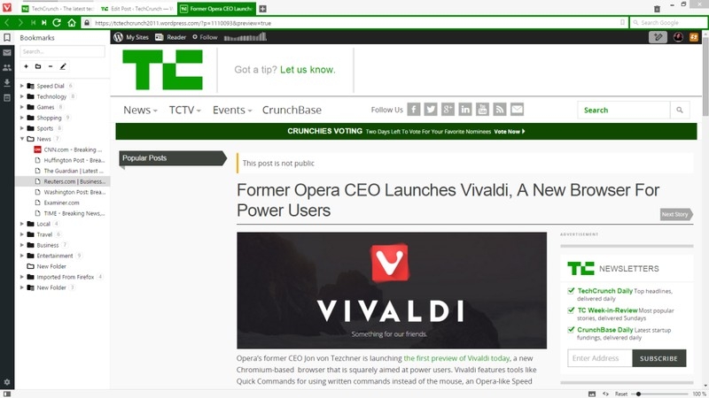 Новый браузер Vivaldi от создателя Opera: только для продвинутых пользователей