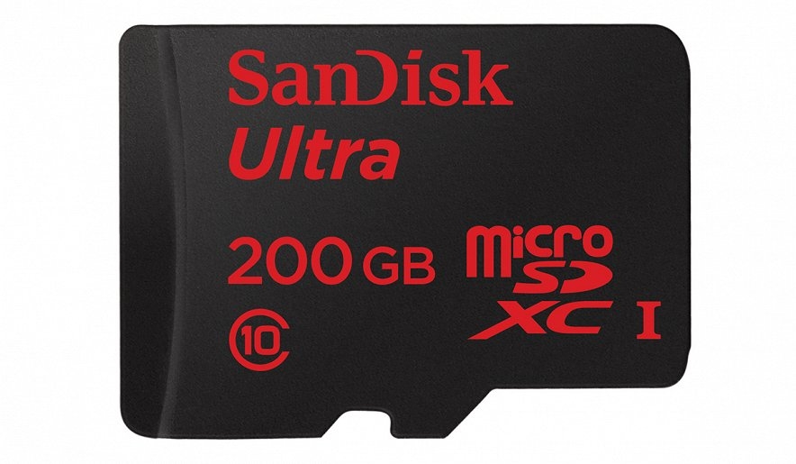 MWC 2015: SanDisk анонсировала карту памяти microSD ёмкостью 200 Гбайт