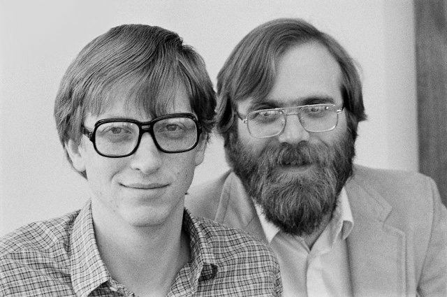 Билл Гейтс и Пол Аллен в 1983 году (фото Doug Will/Corbis)