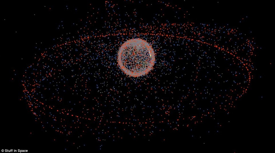 Космический мусор на околоземной орбите: масштабы проблемы на примере интерактивной 3D-карты