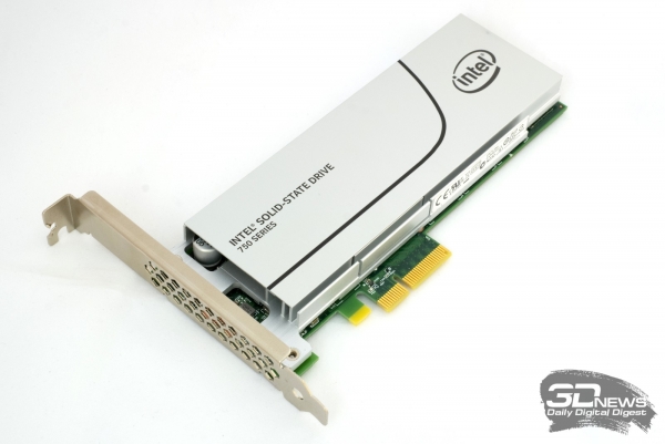 Первый потребительский NVMe SSD – Intel SSD 750