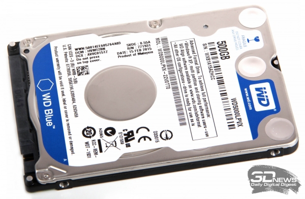 Диск HDD Western Digital WD5000LPVX