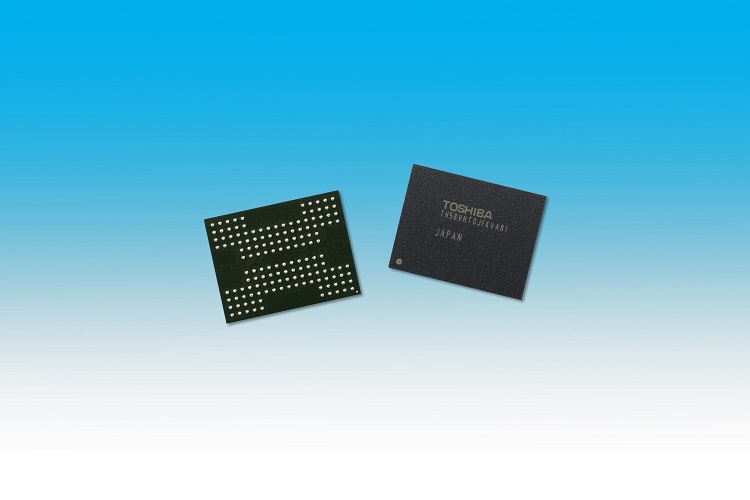 Toshiba представила прототип 256-Гбит флеш-чипа с технологией TSV