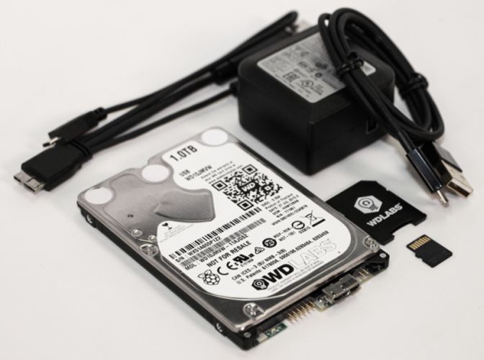 WD PiDrive: жёсткий диск для одноплатного компьютера Raspberry Pi
