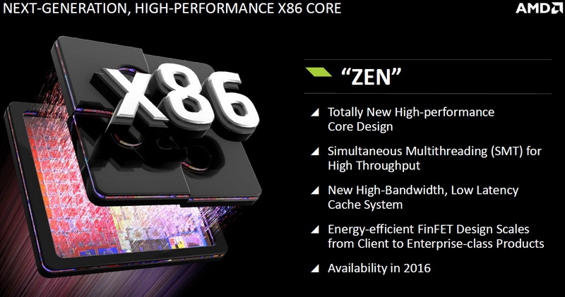 AMD предоставила полную свободу разработчикам архитектуры Zen