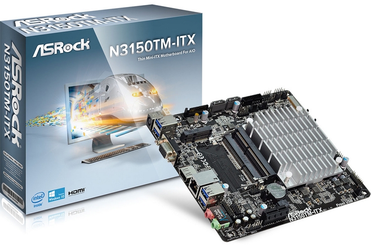 ASRock N3150TM-ITX: плата для мини-компьютеров на платформе Intel Braswell