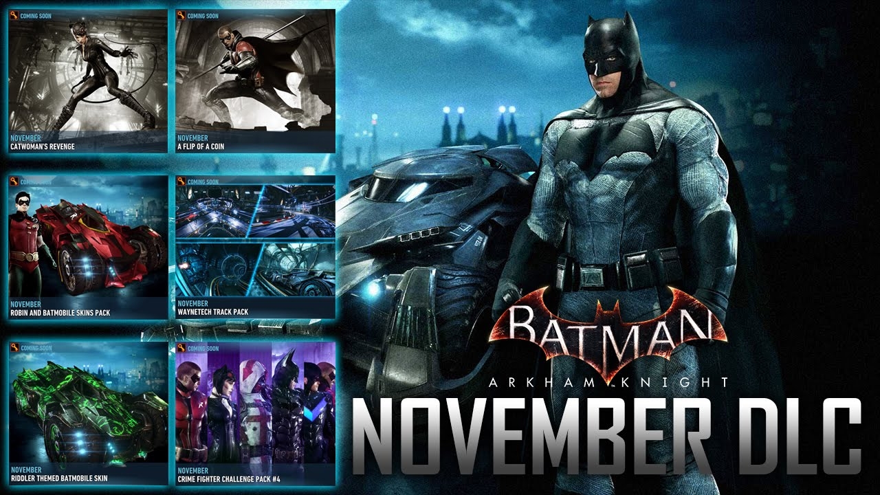 В продажу поступили ноябрьские дополнения к Batman: Arkham Knight