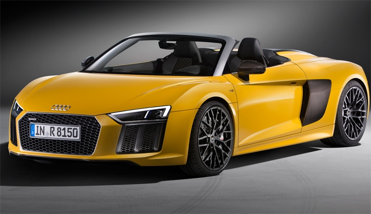 Родстер Audi R8 Spyder получил атмосферный двигатель V10