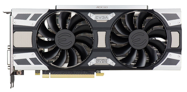 Видеокарта EVGA GeForce GTX 1070