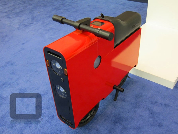 Электроскутер BOXX, похожий на чемодан, стоит от $3000