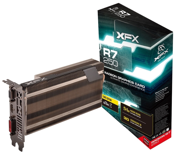 Карта памяти XFX Radeon R7 250 Core Edition