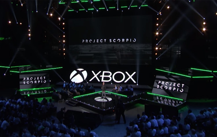 Кадр из видеотрансляции конференции Майкрософт на E3 2016