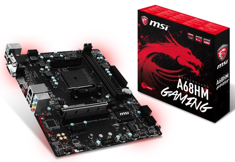 Оперативная память MSI A68HM Gaming