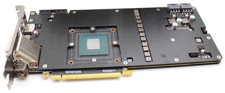 PCB карты памяти EVGA GeForce GTX 1070 FTW Gaming ACX 3.0