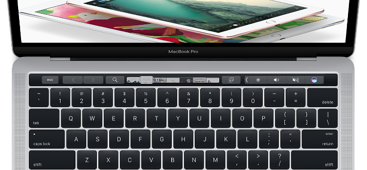 Touch Bar - особенность новых MacBook