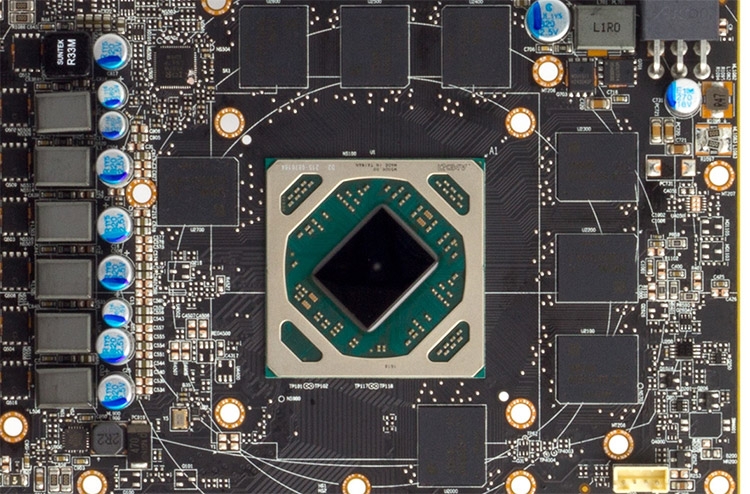  AMD Polaris 10 на PCB настольной карты памяти Radeon RX 480 