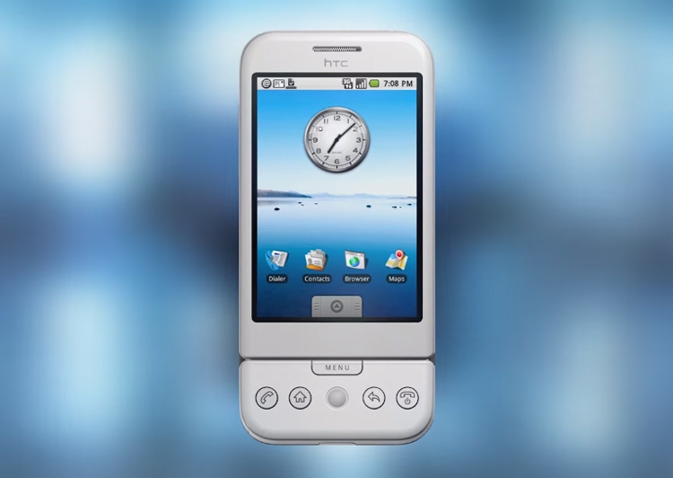  HTC Dream (он же T-Mobile G1) стал первым Android-смартфоном на рынке 