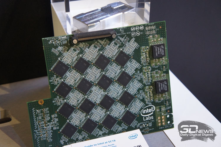  Nahuku: от 8 до 32 чипов Intel Loihi 