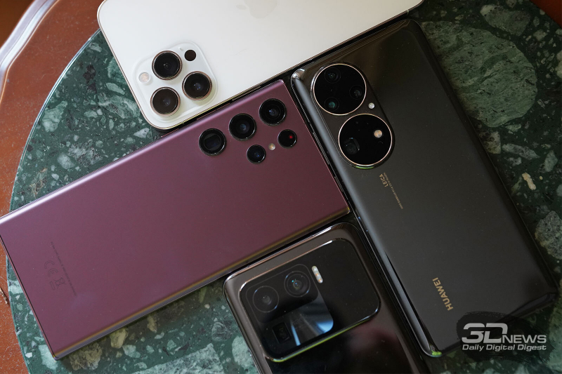 Новая статья: Сравнительный тест камер флагманских смартфонов (2022): Apple iPhone 13 Pro Max, Huawei P50 Pro, Samsung Galaxy S22 Ultra, Xiaomi Mi 11 Ultra