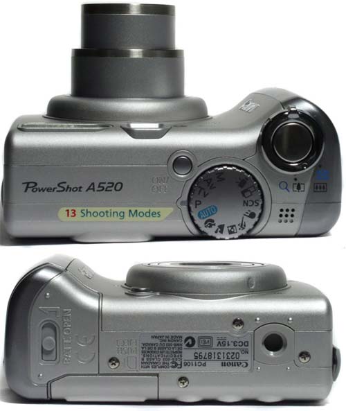  Canon PowerShot A520 
