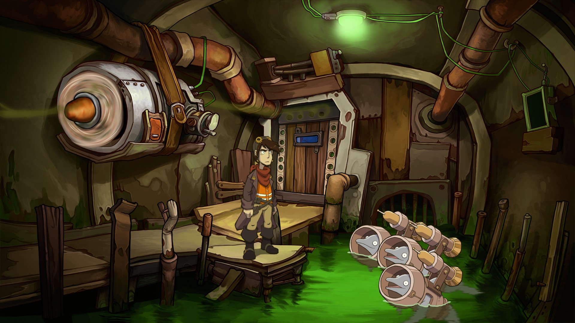 Депония Кувак. Депония 2. Chaos on Deponia (ps4).