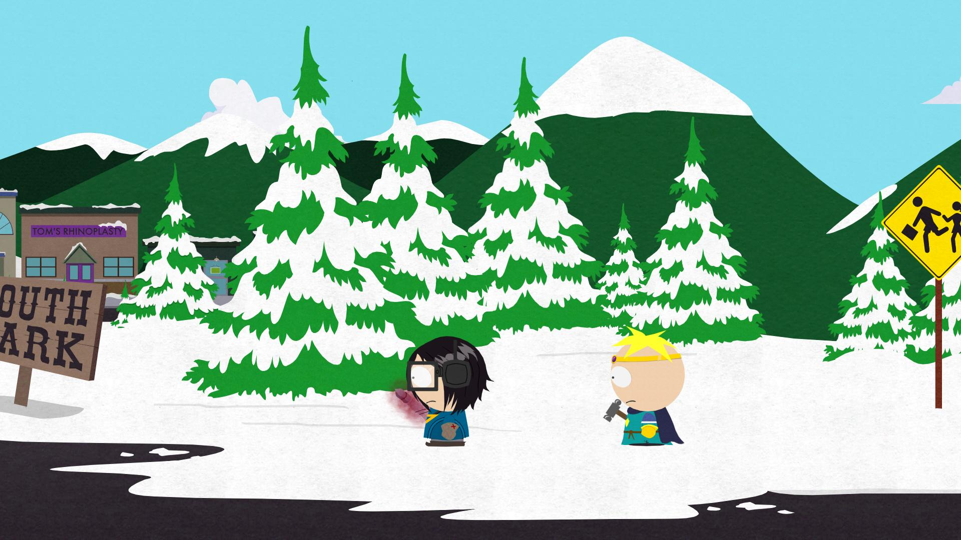 Южный парк snow day. South Park the Stick of Truth автобусная остановка. Южный парк локации. South Park the Stick of Truth characters. South Park Stick of Truth 3d model.