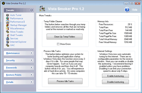 Tweaking Vista Internet Speed