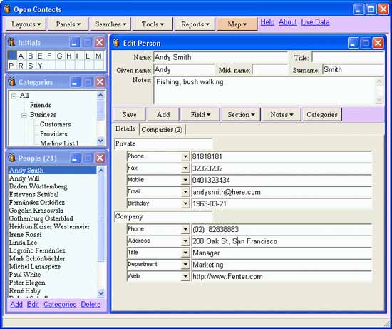 opencontacts