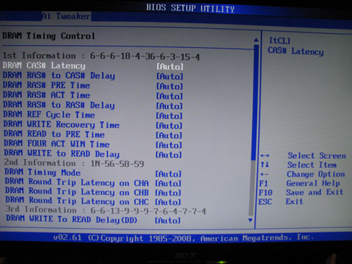 ASUS P6T Deluxe настройки памяти 1 