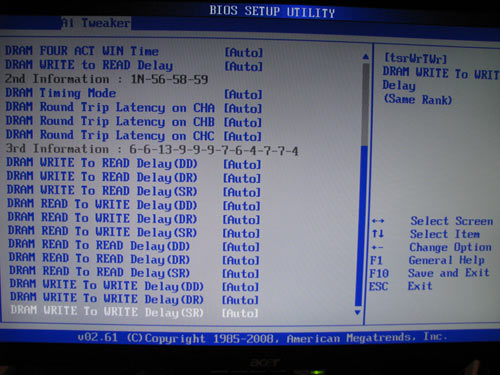  ASUS P6T Deluxe настройки памяти 2 