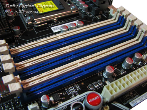 ASUS Rampage II Extreme DIMMs