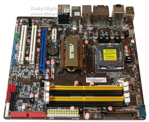 ASUS P5N7A-VM на чипсете NVIDIA GeForce 9300 / Материнские платы