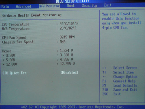 ASRock K10N780SLIX3-WiFi системный мониторинг