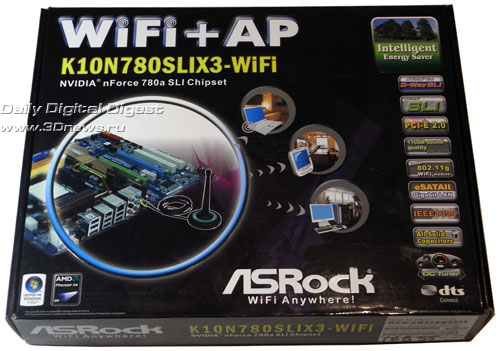 ASRock K10N780SLIX3-WiFi упаковка