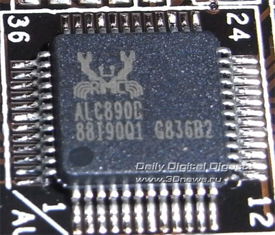  ASRock X58 Deluxe звуковой контроллер 