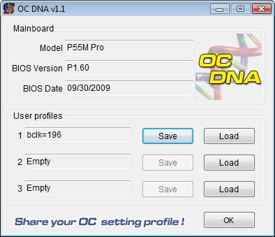  ASRock P55M Pro OC DNA 