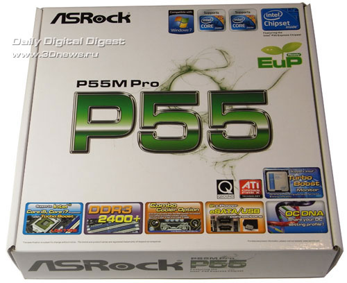  ASRock P55M Pro упаковка 