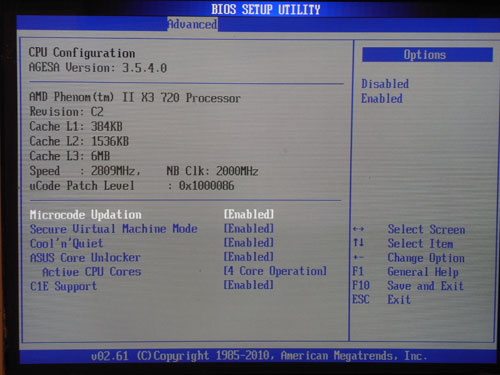  ASUS M4A89GTD PRO/USB3 CPU 