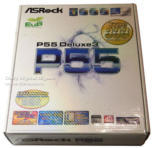  ASRock P55 Deluxe3 упаковка 