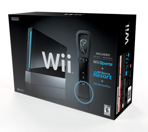 Nintendo Wii в черном исполнении