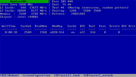 Memtest86+ 4.10