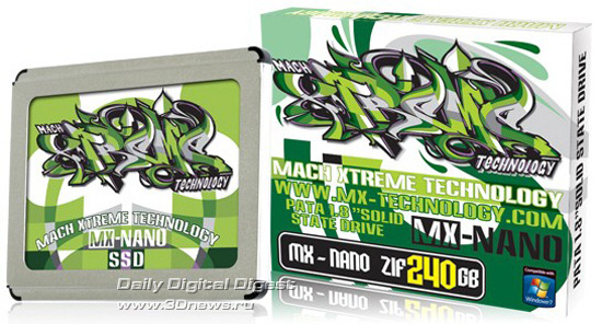 Mach Xtreme 240GB MX-NANO ZIF SSD Mach Xtreme 240GB MX-NANO ZIF SSD