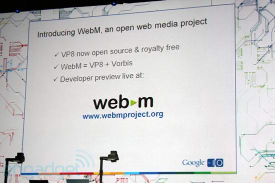 Google представила видеоформат WebM