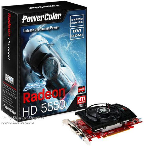 PowerColor PCS+ Radeon HD 5550 512MB GDDR5 PowerColor PCS+ Radeon HD 5550 512MB GDDR5