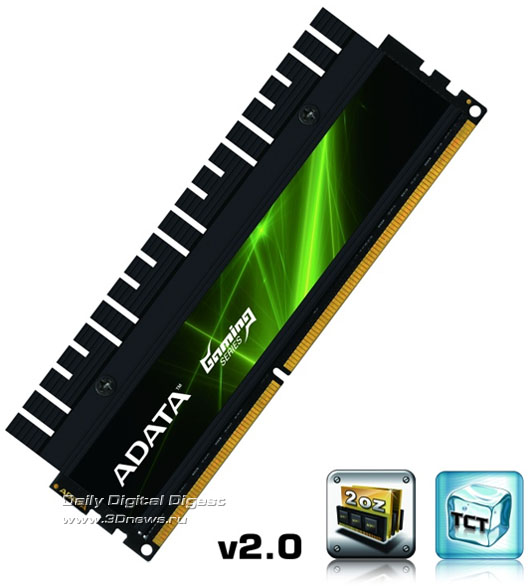 A-DATA XPG Gaming Series DDR3-2000G v2.0 Memory Module A-DATA XPG Gaming Series DDR3-2000G v2.0 Memory Module