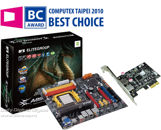 ECS Black Series A890GXM-AU ECS Black Series A890GXM-AU