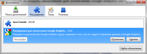 Google выпустила плагин для блокировки Google Analytics